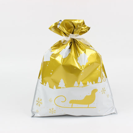 27-Pack Assorted Christmas Gift Bags – Reusable Drawstring Wrapping Bags