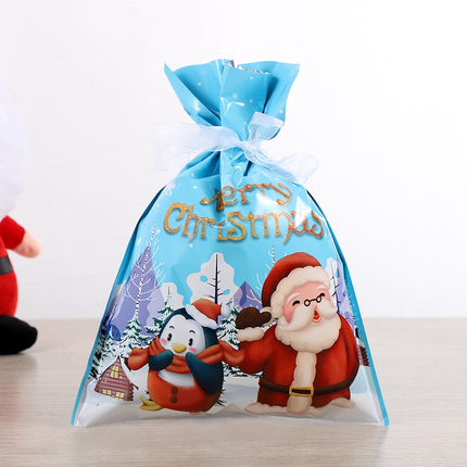 27-Pack Assorted Christmas Gift Bags – Reusable Drawstring Wrapping Bags