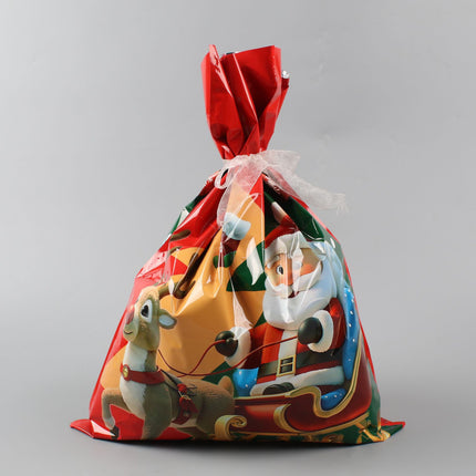 27-Pack Assorted Christmas Gift Bags – Reusable Drawstring Wrapping Bags