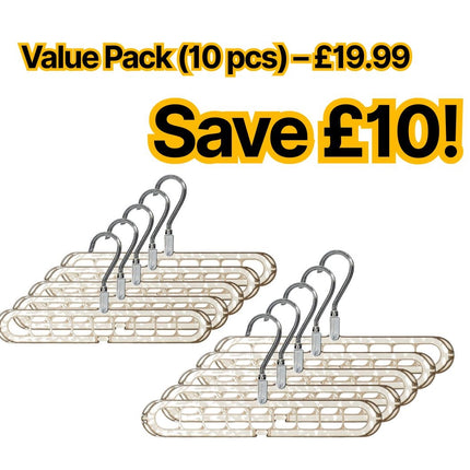 Dr Todd’s Magic Space-Saving Clothes Hanger (Pack of 5 / 10)